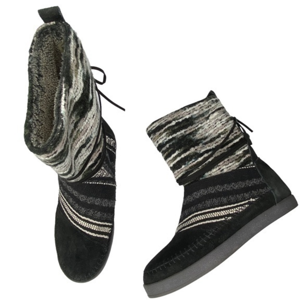 TOMS Nepal Black Suede‎ Boots